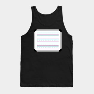 Handwriting Dry erase board Tank Top